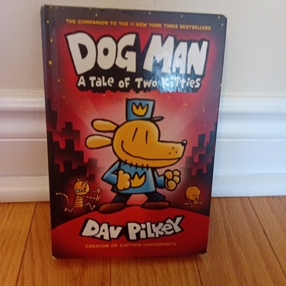 Modern Kids Hardcover‎ Book Dog Man #3 A Tale Of Two Kitties By Dav Pilkey Boys - Picture 3 of 7